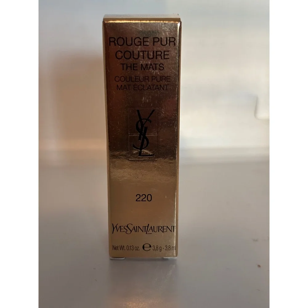 YSL‎ Rouge Pur Couture The Mats Lipstick 220 Crazy Tangerine Matte Orange New